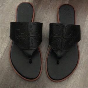 Tory Burch sandals.